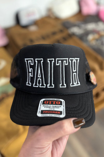 FAITH Embroidered Trucker