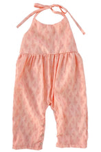 Lil Pink Sprigs Halter Jumpsuit