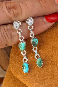 Sonora Gold Turquoise Earrings