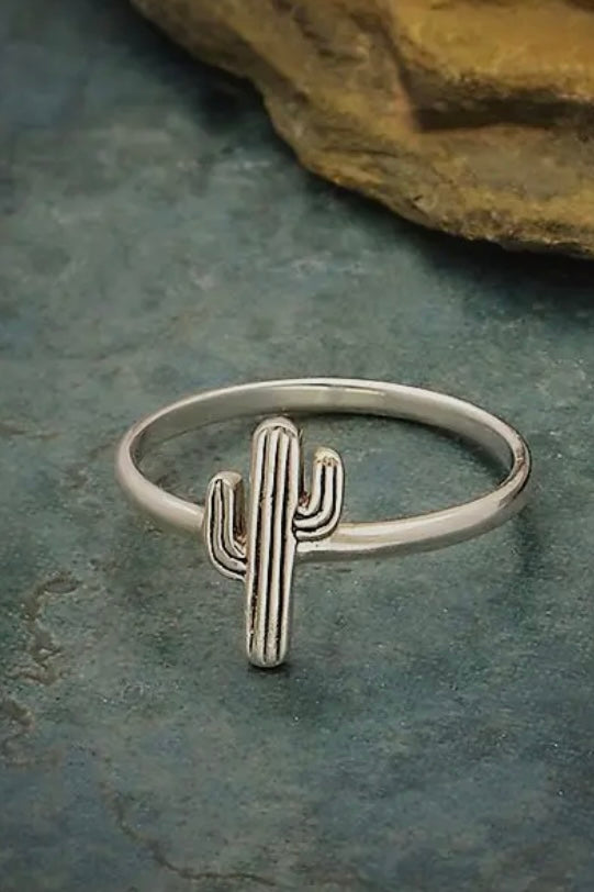 Sterling Silver Cactus Rings
