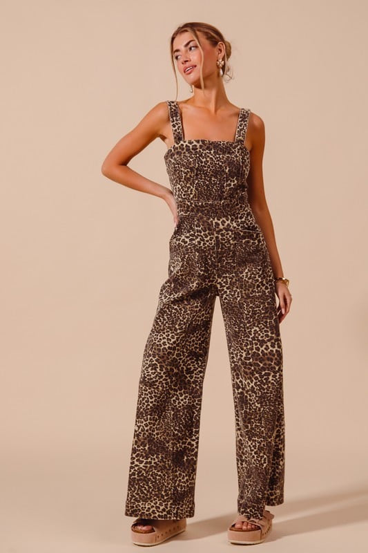 Fierce N' Fun Leopard Jumpsuit