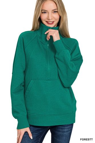 Kangaroo Half Zip Sweatshirt (3 Colors)