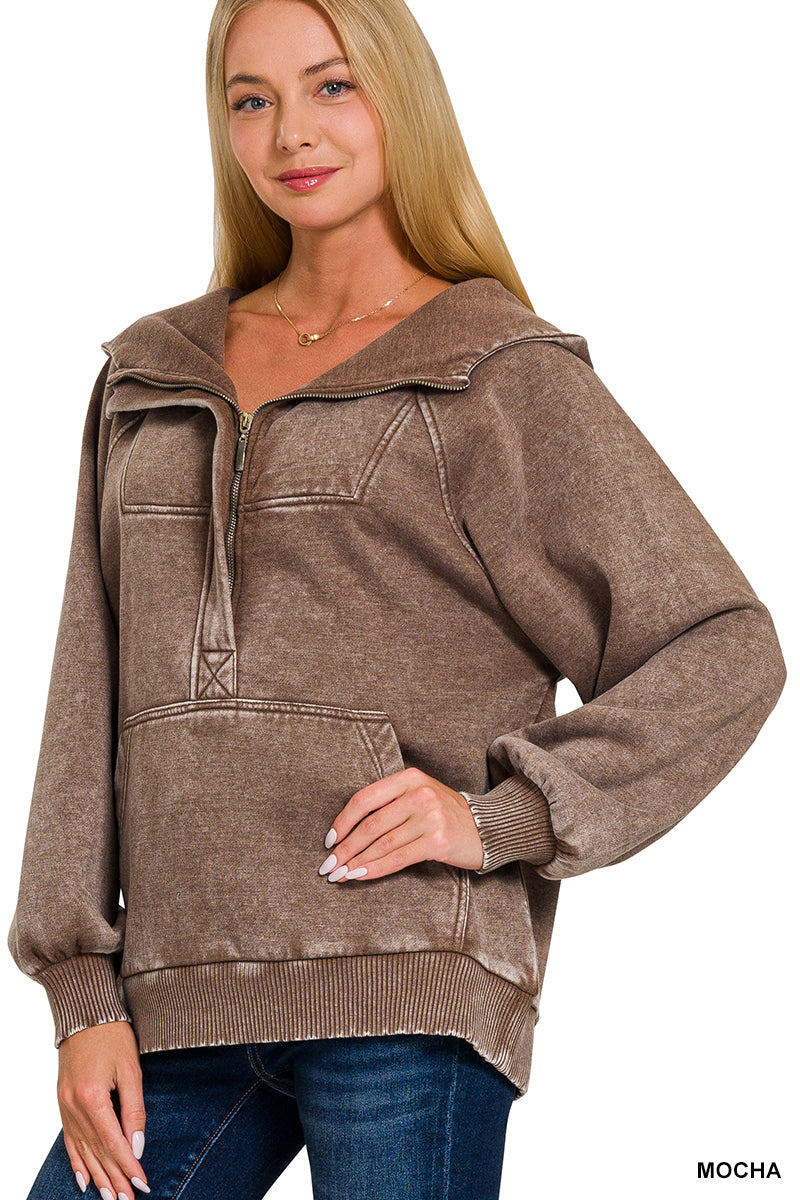 Road Trippin' Half Zip Hoodie (2 Colors)