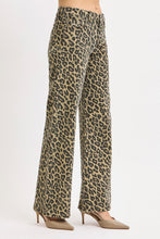 Latte Leopard Wide Leg Jeans