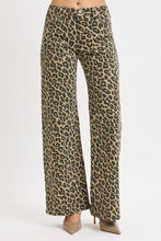 Latte Leopard Wide Leg Jeans