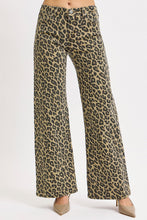 Latte Leopard Wide Leg Jeans
