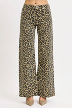Latte Leopard Wide Leg Jeans