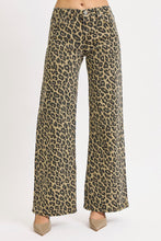 Latte Leopard Wide Leg Jeans