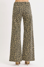 Latte Leopard Wide Leg Jeans