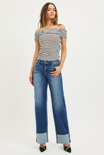 Day Dream Cuffed Wide Leg Jeans