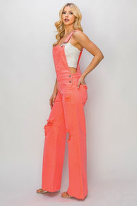 Color Me Coral Overalls