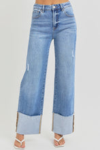 Wild One Cuffed Wide Leg Jeans