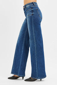 Slant N' Seam Wide Leg Jeans