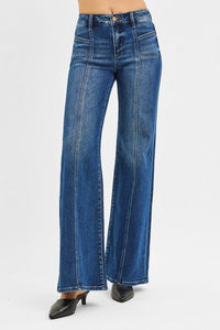 Slant N' Seam Wide Leg Jeans