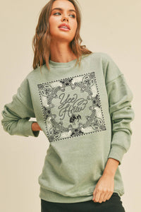 Yeehaw Kerchief Sweatshirt