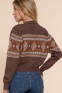 Jackie Jacquard Sweater