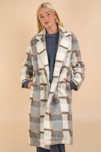 Pretty In Plaid Sherpa Coat