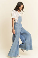Peace, Love, Palazzo Denim Overalls