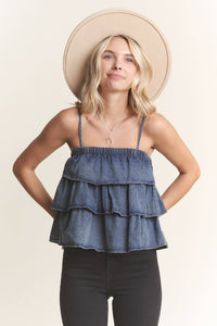 Ruffle Up Cowgirl Tank