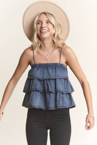 Ruffle Up Cowgirl Tank