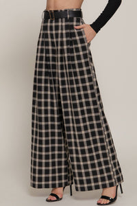 Pleated N' Plaid Dress Pants