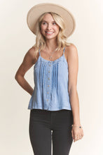 Denim Dart Chambray Tank