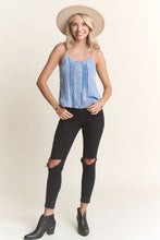 Denim Dart Chambray Tank