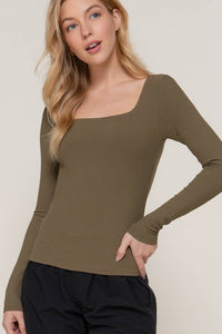 Squared Up Long Sleeve Tee (5 Colors)