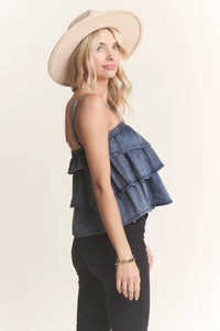 Ruffle Up Cowgirl Tank