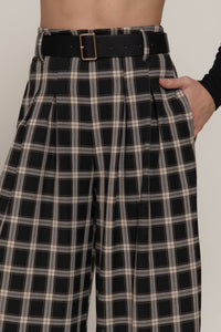 Pleated N' Plaid Dress Pants