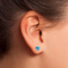 Tiny Turquoise Studs