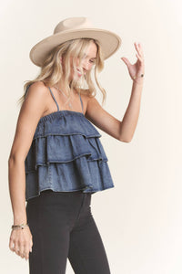 Ruffle Up Cowgirl Tank