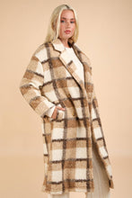 Pretty In Plaid Sherpa Coat