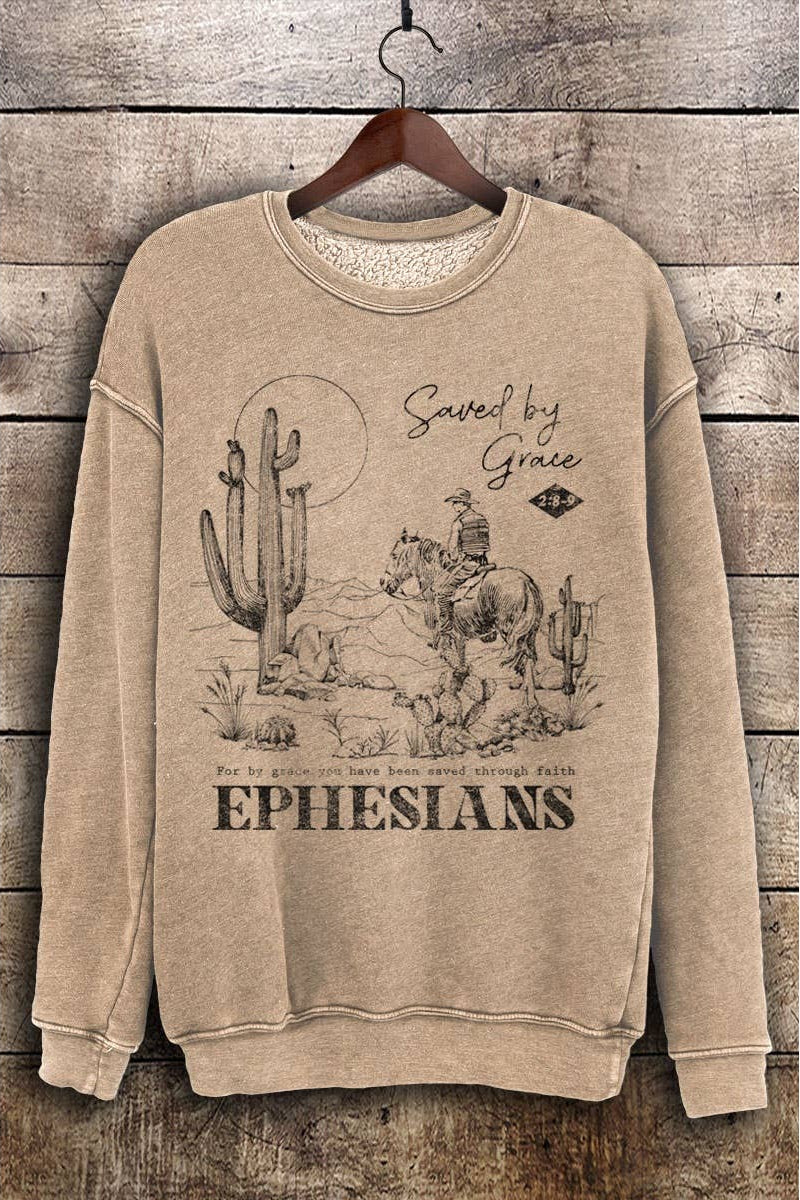 Ephesians 2:8-9 Sweatshirt