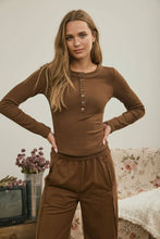 Harvest Henley Top (2 Colors)