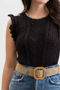 Knit Pick Sweater Tank (2 Colors)