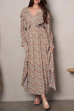 Leaves Falling Maxi Dress