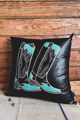 New Boots Throw Pillow