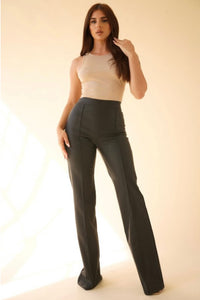 Leather Black Trouser
