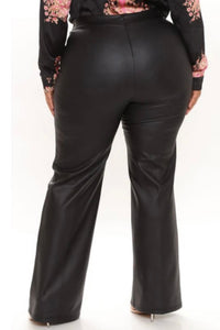 Leather Black Trouser
