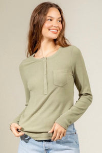 Pick Pocket Henley (5 Colors)