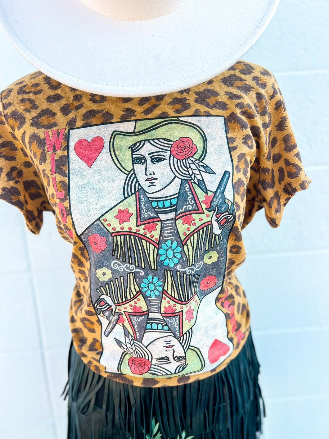 Cowgirl Queen Of Hearts Tee