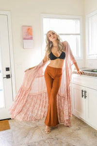 Paisley N' Peaceful Kimono (2 Colors)